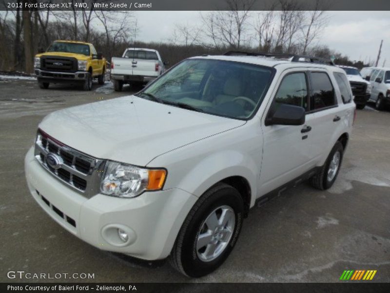 White Suede / Camel 2012 Ford Escape XLT 4WD