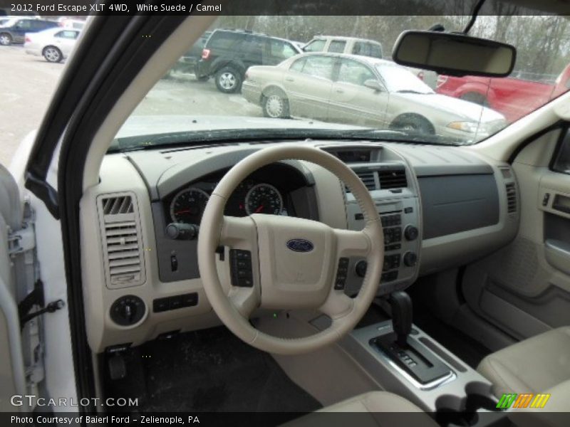 White Suede / Camel 2012 Ford Escape XLT 4WD