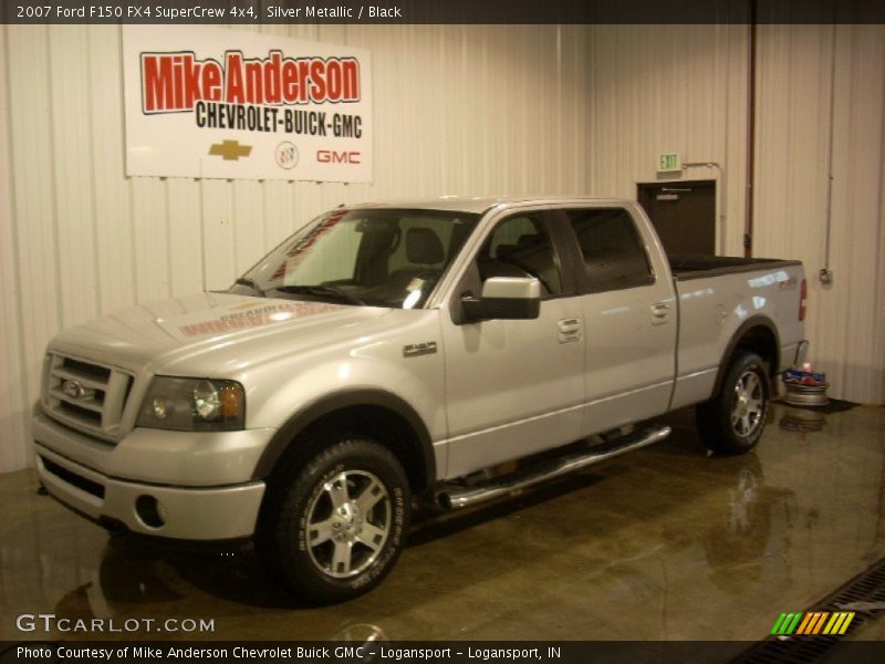 Silver Metallic / Black 2007 Ford F150 FX4 SuperCrew 4x4