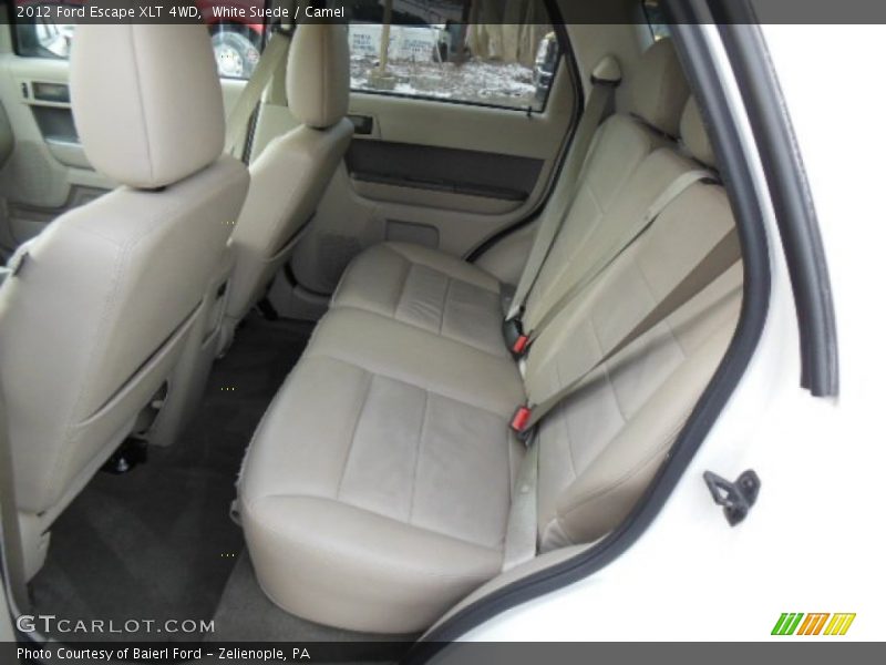 White Suede / Camel 2012 Ford Escape XLT 4WD