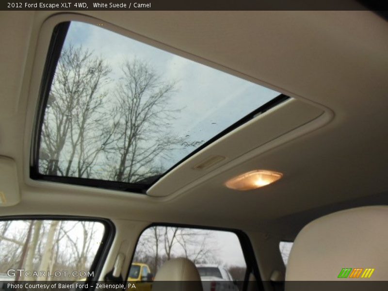 White Suede / Camel 2012 Ford Escape XLT 4WD