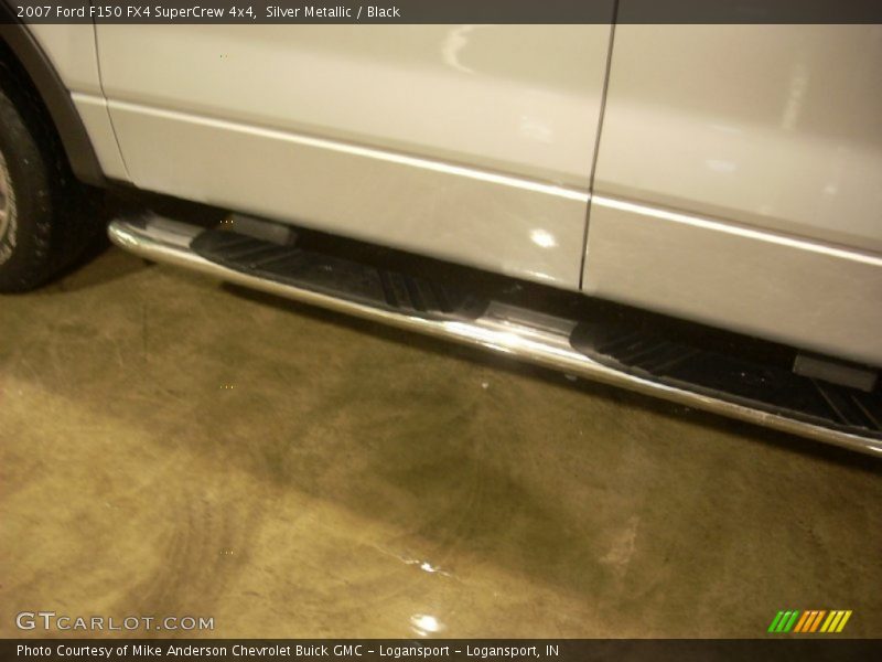 Silver Metallic / Black 2007 Ford F150 FX4 SuperCrew 4x4