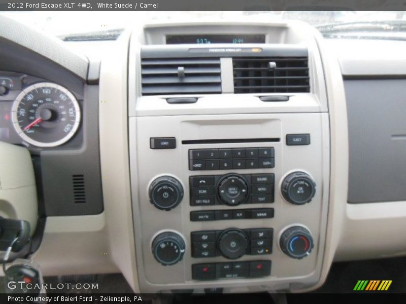 White Suede / Camel 2012 Ford Escape XLT 4WD