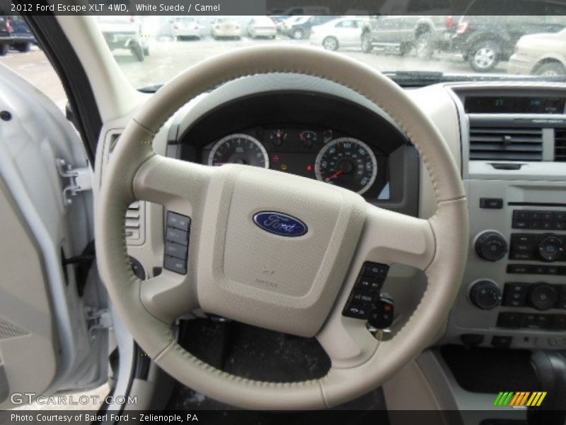 White Suede / Camel 2012 Ford Escape XLT 4WD