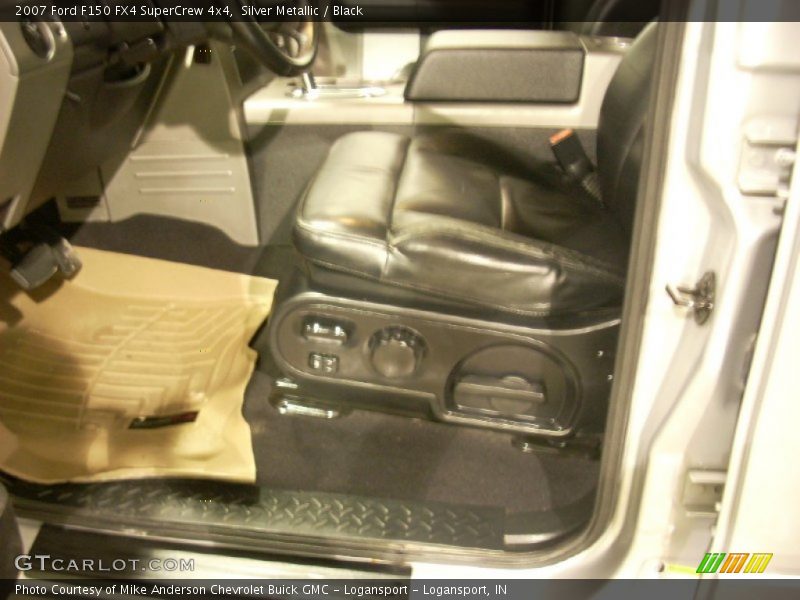 Silver Metallic / Black 2007 Ford F150 FX4 SuperCrew 4x4