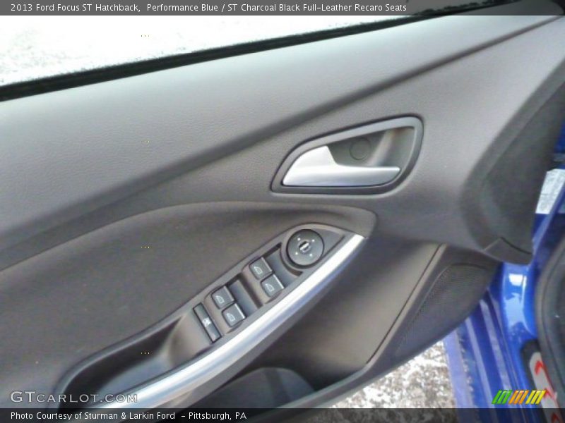 Performance Blue / ST Charcoal Black Full-Leather Recaro Seats 2013 Ford Focus ST Hatchback