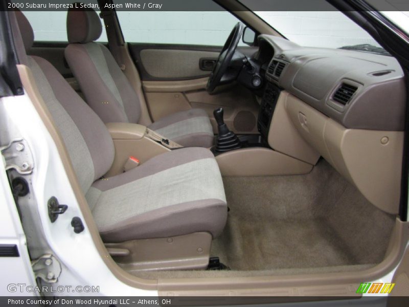  2000 Impreza L Sedan Gray Interior