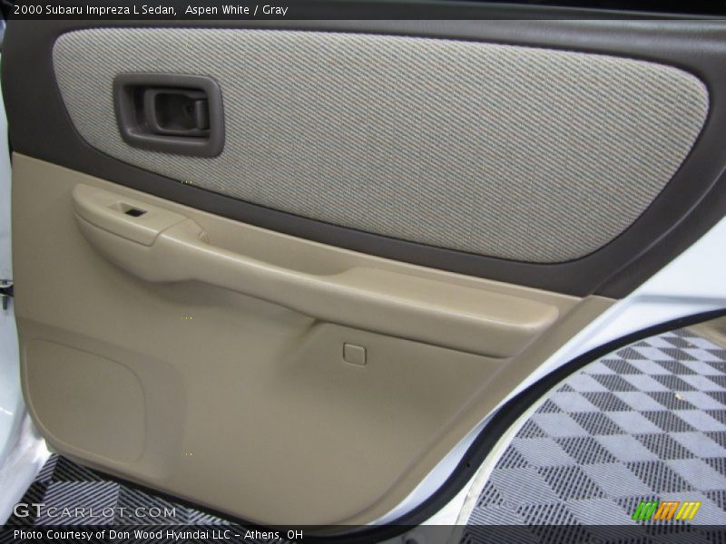 Door Panel of 2000 Impreza L Sedan