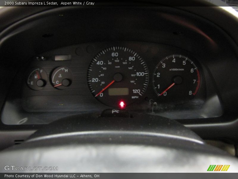  2000 Impreza L Sedan L Sedan Gauges