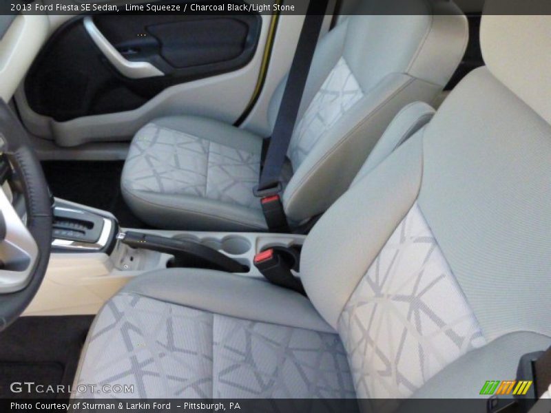 Front Seat of 2013 Fiesta SE Sedan