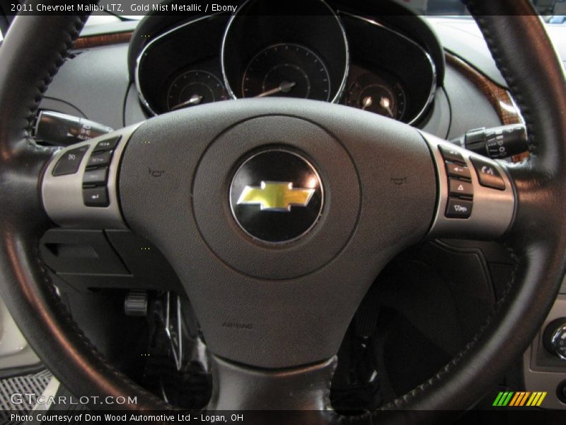 Gold Mist Metallic / Ebony 2011 Chevrolet Malibu LTZ