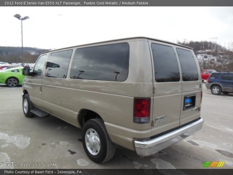 Pueblo Gold Metallic / Medium Pebble 2012 Ford E Series Van E350 XLT Passenger