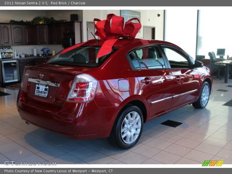Red Brick / Charcoal 2011 Nissan Sentra 2.0 S