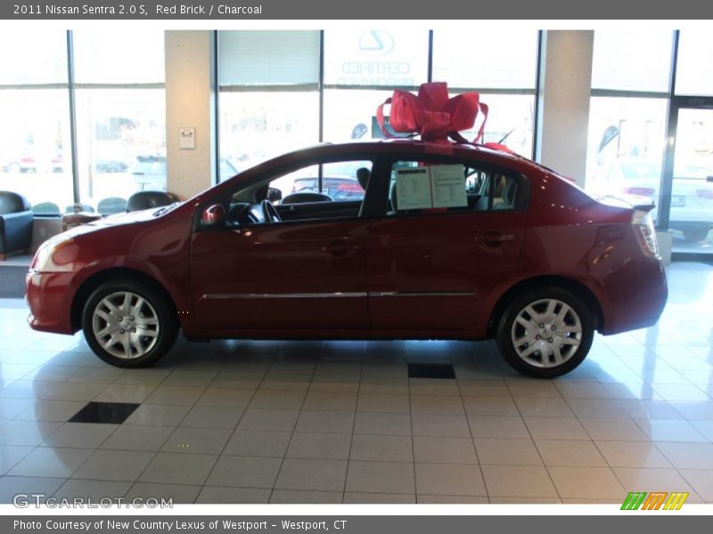 Red Brick / Charcoal 2011 Nissan Sentra 2.0 S