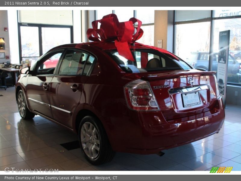 Red Brick / Charcoal 2011 Nissan Sentra 2.0 S