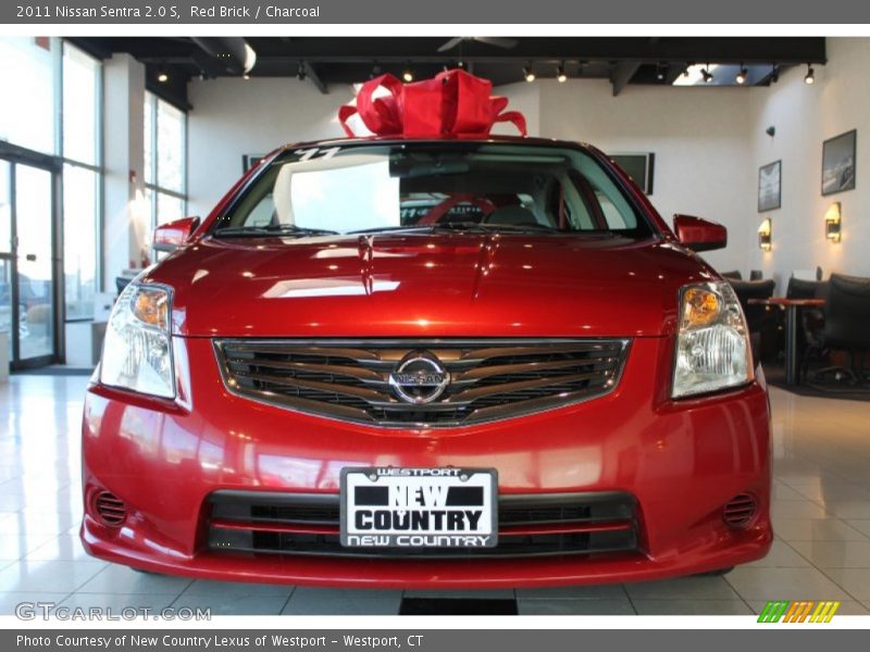Red Brick / Charcoal 2011 Nissan Sentra 2.0 S