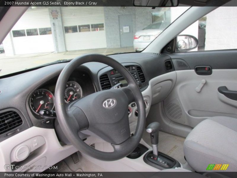 Gray Interior - 2007 Accent GLS Sedan 
