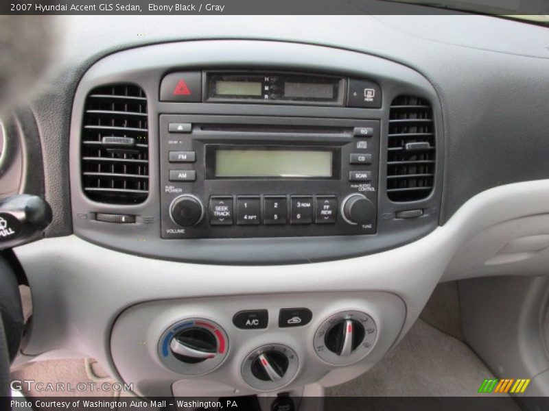 Controls of 2007 Accent GLS Sedan