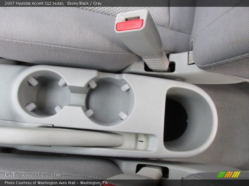 Ebony Black / Gray 2007 Hyundai Accent GLS Sedan