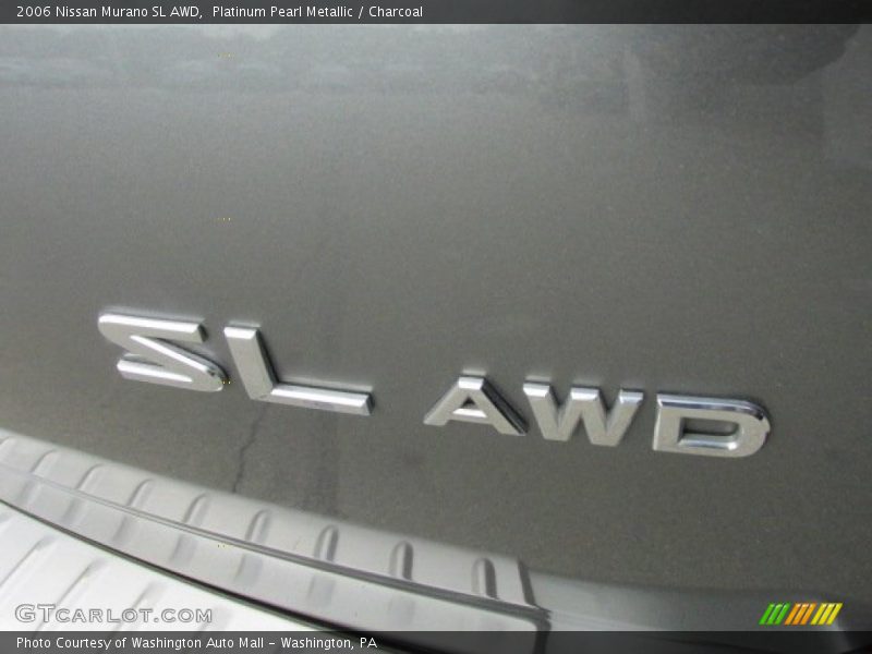 Platinum Pearl Metallic / Charcoal 2006 Nissan Murano SL AWD