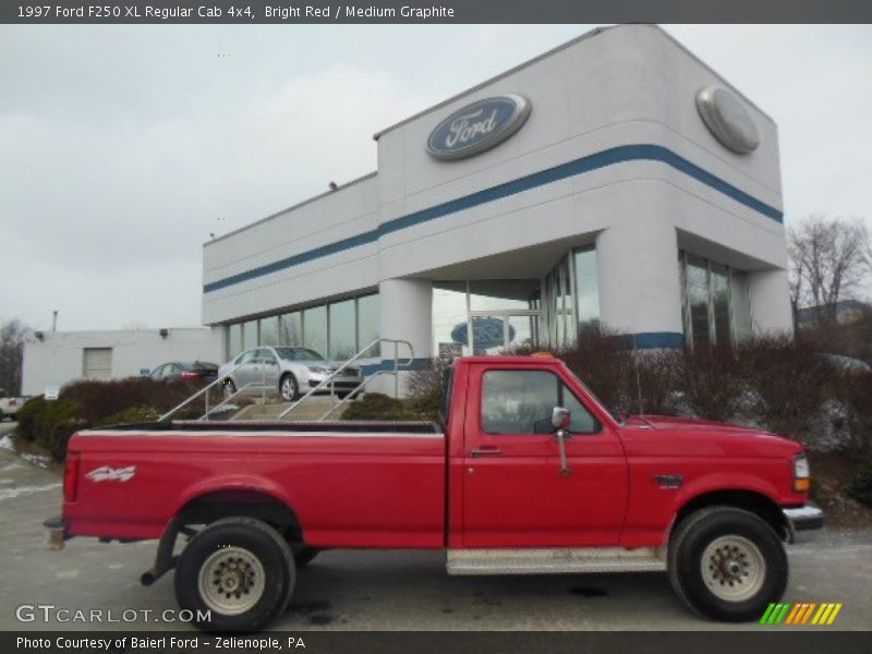  1997 F250 XL Regular Cab 4x4 Bright Red
