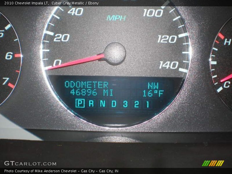 Cyber Gray Metallic / Ebony 2010 Chevrolet Impala LT
