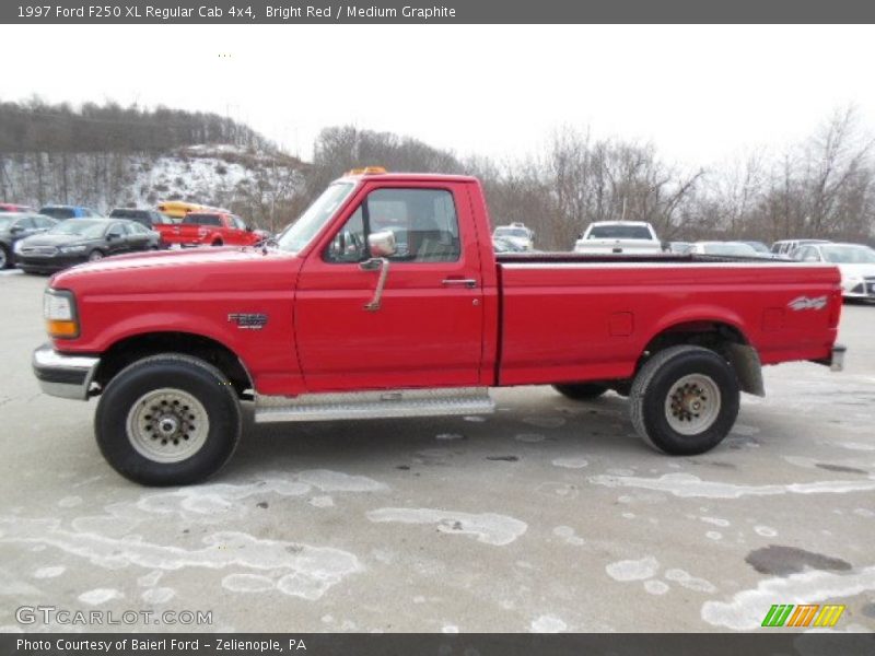  1997 F250 XL Regular Cab 4x4 Bright Red