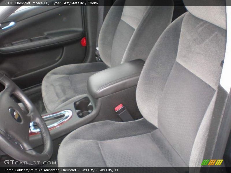 Front Seat of 2010 Impala LT