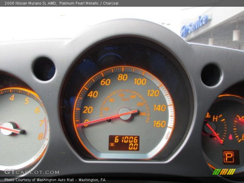 Platinum Pearl Metallic / Charcoal 2006 Nissan Murano SL AWD