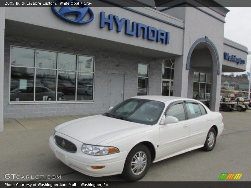White Opal / Gray 2005 Buick LeSabre Custom