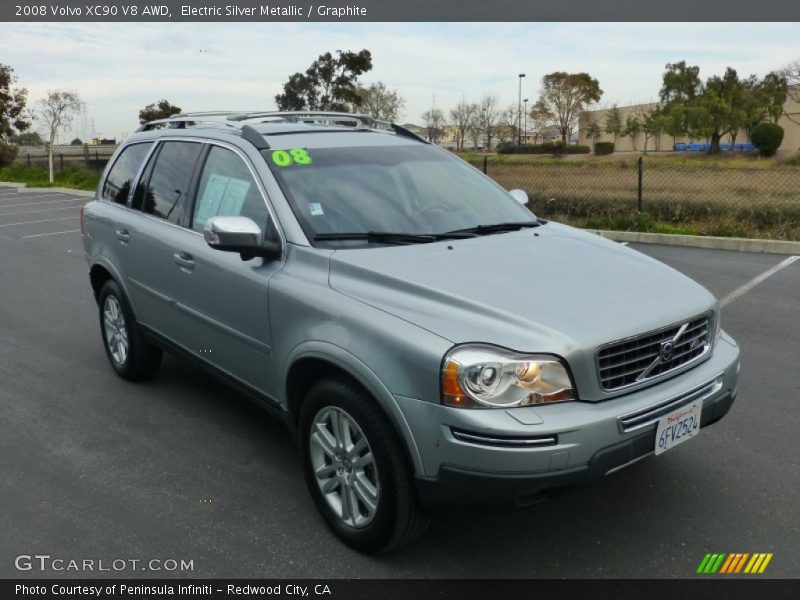 Electric Silver Metallic / Graphite 2008 Volvo XC90 V8 AWD