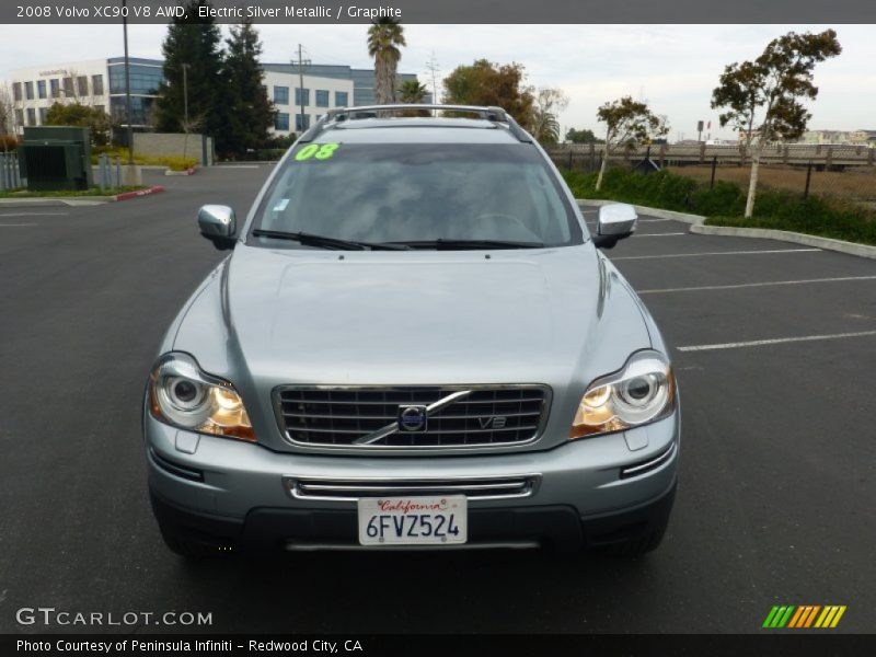 Electric Silver Metallic / Graphite 2008 Volvo XC90 V8 AWD