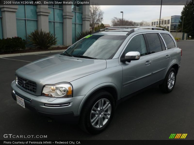 Electric Silver Metallic / Graphite 2008 Volvo XC90 V8 AWD