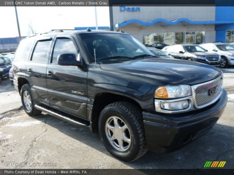 Carbon Metallic / Stone Gray 2003 GMC Yukon Denali AWD