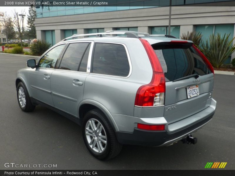 Electric Silver Metallic / Graphite 2008 Volvo XC90 V8 AWD