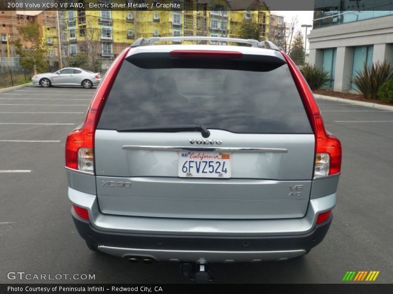 Electric Silver Metallic / Graphite 2008 Volvo XC90 V8 AWD