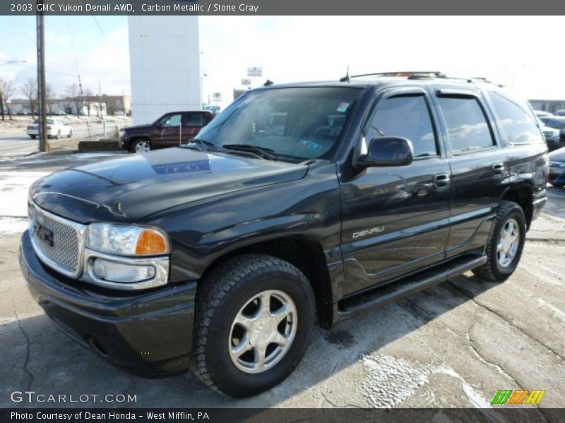 Carbon Metallic / Stone Gray 2003 GMC Yukon Denali AWD