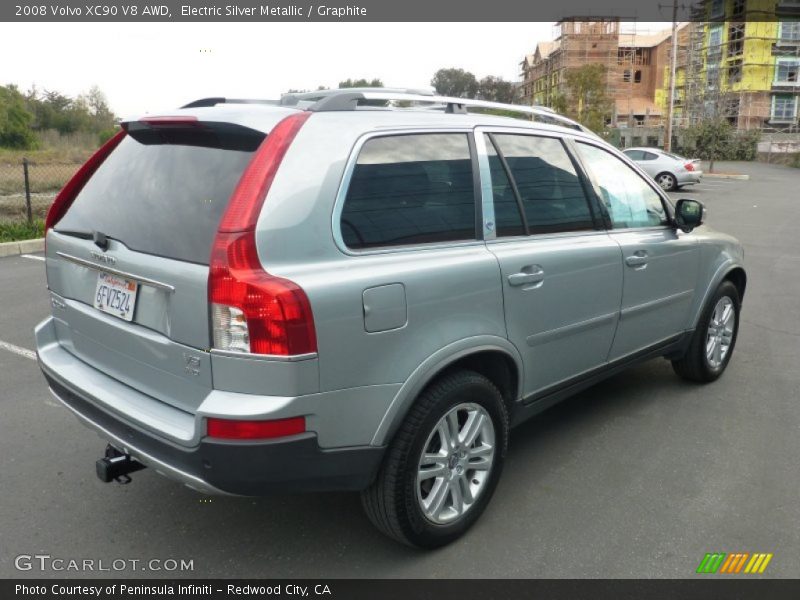 Electric Silver Metallic / Graphite 2008 Volvo XC90 V8 AWD