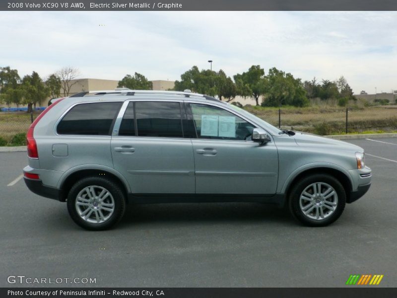 Electric Silver Metallic / Graphite 2008 Volvo XC90 V8 AWD