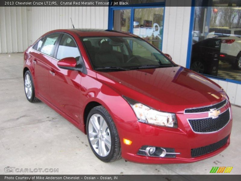 Crystal Red Metallic Tintcoat / Jet Black 2013 Chevrolet Cruze LTZ/RS