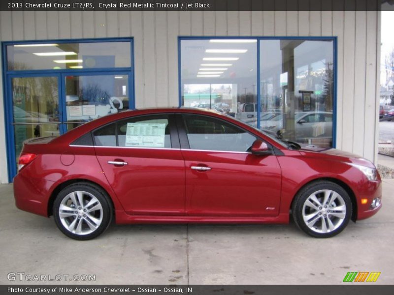 Crystal Red Metallic Tintcoat / Jet Black 2013 Chevrolet Cruze LTZ/RS