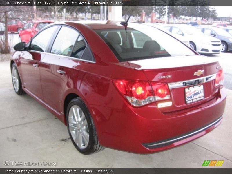 Crystal Red Metallic Tintcoat / Jet Black 2013 Chevrolet Cruze LTZ/RS