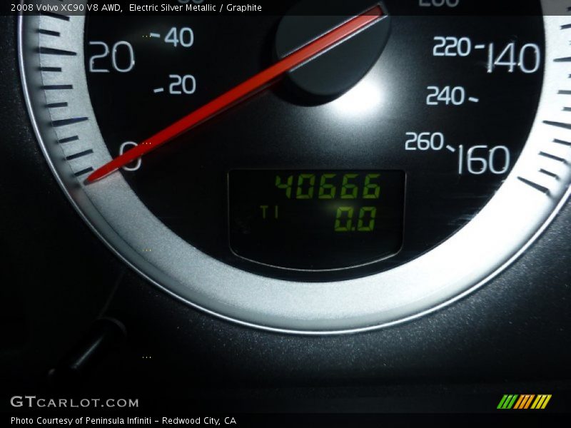 Electric Silver Metallic / Graphite 2008 Volvo XC90 V8 AWD