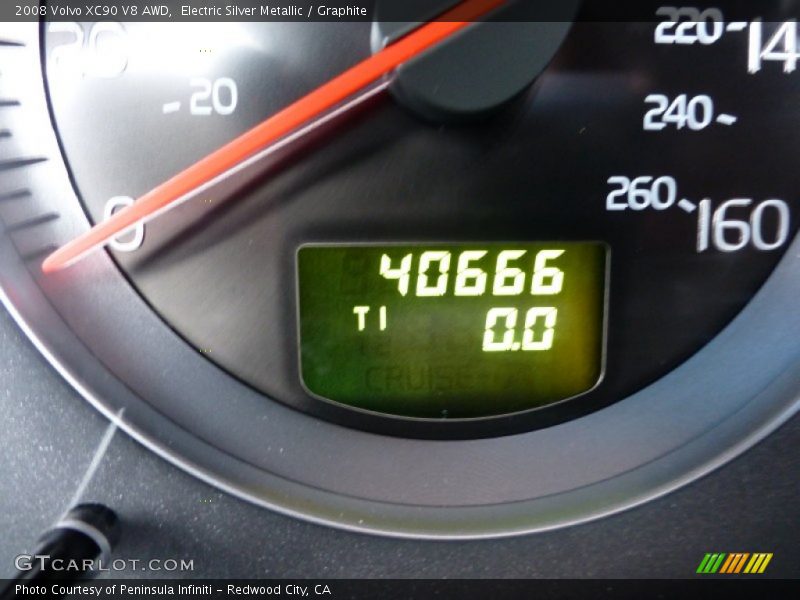 Electric Silver Metallic / Graphite 2008 Volvo XC90 V8 AWD