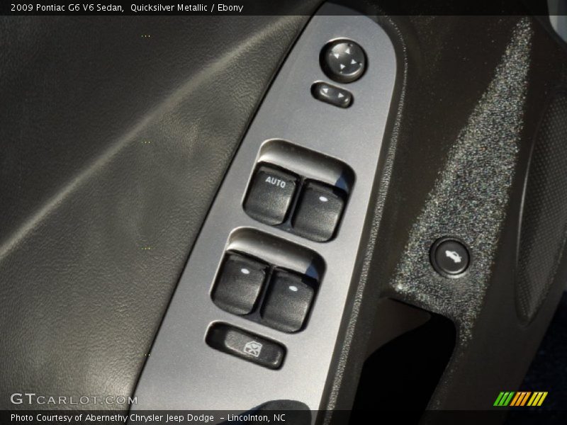 Quicksilver Metallic / Ebony 2009 Pontiac G6 V6 Sedan