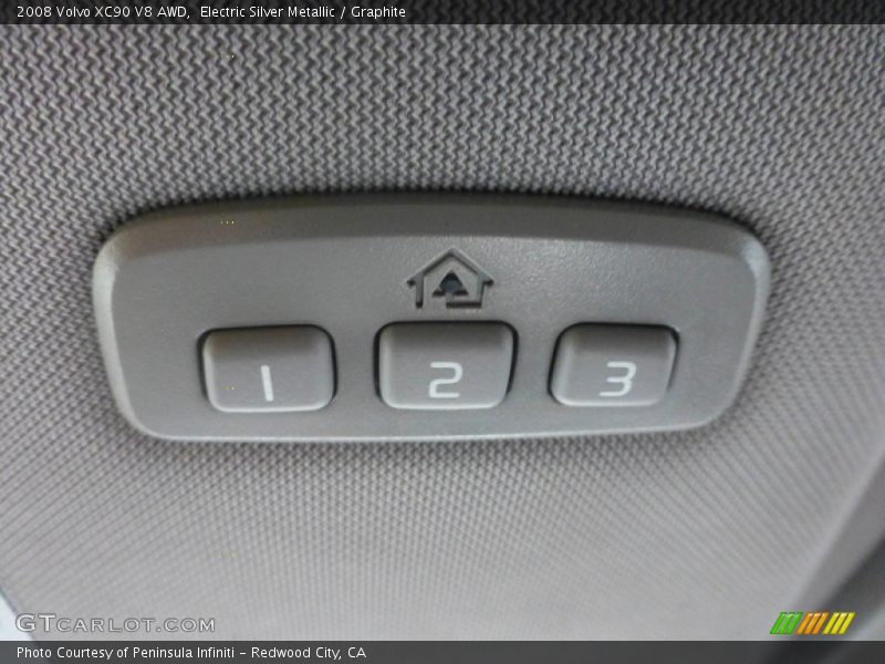 Electric Silver Metallic / Graphite 2008 Volvo XC90 V8 AWD