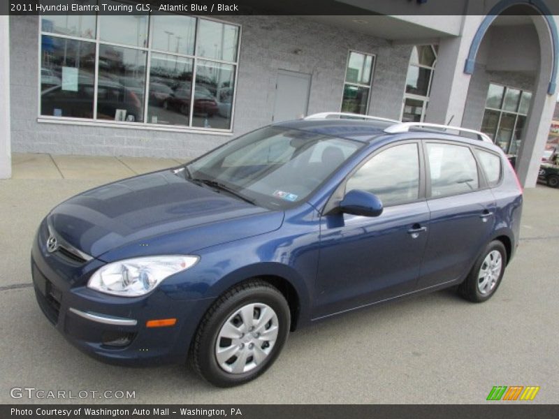 Atlantic Blue / Black 2011 Hyundai Elantra Touring GLS