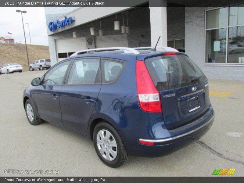 Atlantic Blue / Black 2011 Hyundai Elantra Touring GLS