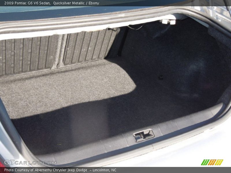 Quicksilver Metallic / Ebony 2009 Pontiac G6 V6 Sedan