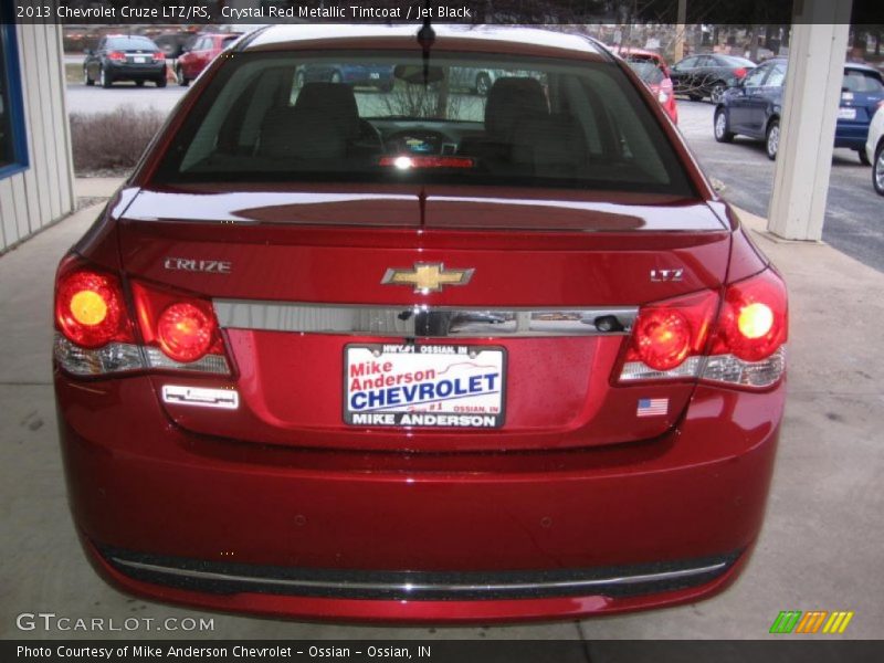 Crystal Red Metallic Tintcoat / Jet Black 2013 Chevrolet Cruze LTZ/RS